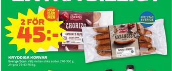 Stora Coop Kryddiga korvar erbjuda