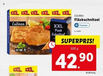Lidl CULINEA fläskschnitzel erbjuda