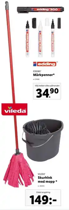VILEDA skurhink med mopp