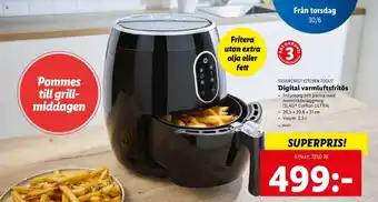 Lidl SILVERCREST KITCHEN TOOLS digital varmluftsfritös erbjuda
