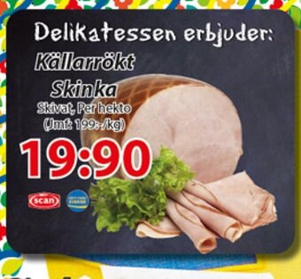 Extra Mjällby Stormarknad Källarrökt Skinka erbjuda