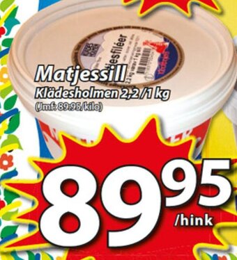 Extra Mjällby Stormarknad Matjessill erbjuda