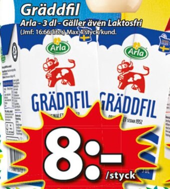 Extra Mjällby Stormarknad Gräddfil erbjuda