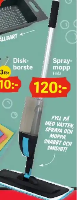DollarStore Spray-mopp erbjuda