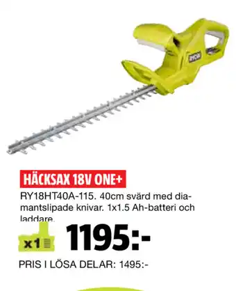Bauhaus Häcksax 18v one+ erbjuda