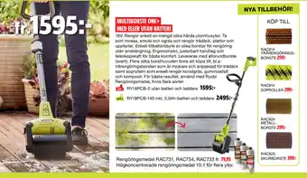 Bauhaus Multiborste one+ med eller utan batteri erbjuda