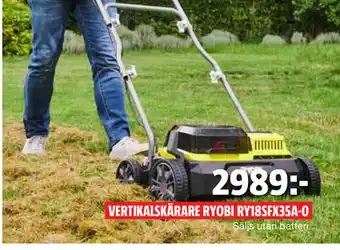 Bauhaus Vertikalskärare ryobi ry18sfx35a-o erbjuda