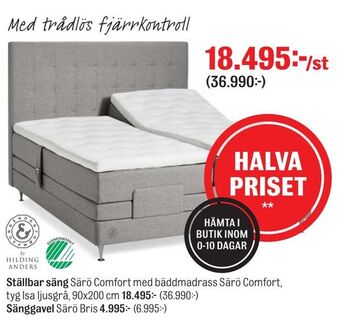 Mio Ställbar säng erbjuda