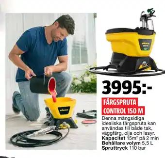 Bauhaus Färgspruta control 150 m erbjuda