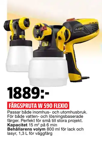 Bauhaus Färgspruta w 590 flexio erbjuda