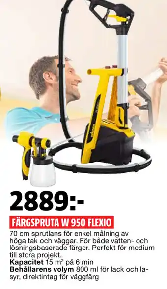 Bauhaus Färgspruta w 950 flexio erbjuda