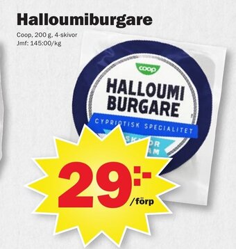 Pekås Halloumiburgare erbjuda