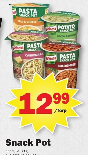 Pekås Knorr Snack Pot erbjuda