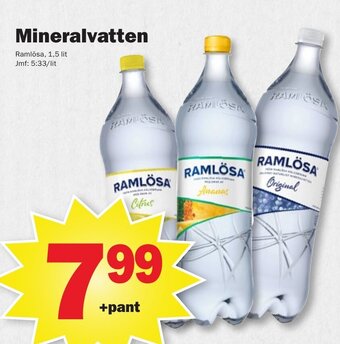 Pekås Mineralvatten erbjuda