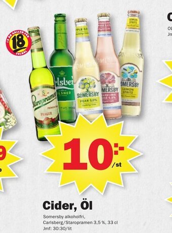Pekås Cider Öl erbjuda