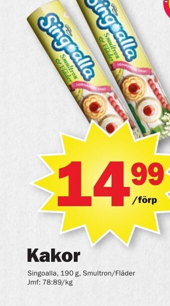 Pekås Kakor erbjuda