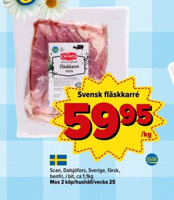 Östenssons Svensk fläskkarré erbjuda