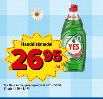 Östenssons Yes Handdiskmedel erbjuda