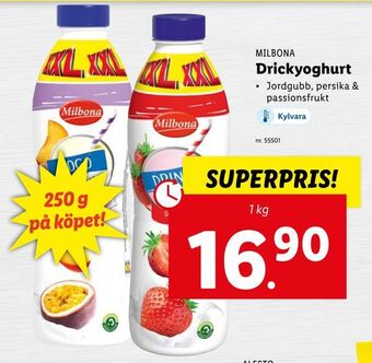 Lidl Drickyoghurt erbjuda