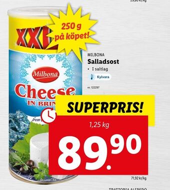 Lidl Salladsost erbjuda