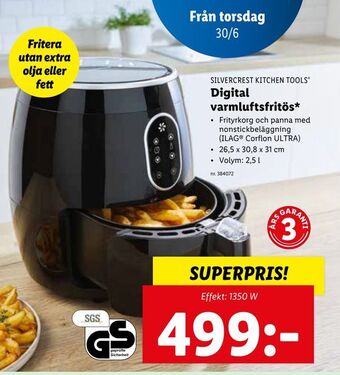 Lidl Digital. varmluftsfritös* erbjuda
