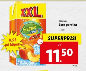 Lidl Iste persika erbjuda
