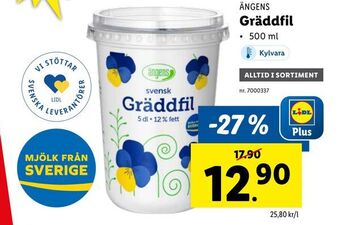 Lidl Gräddfil erbjuda