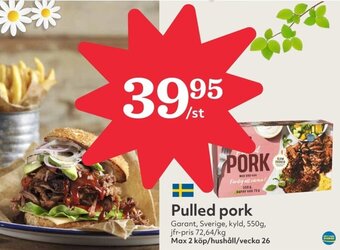 Hemköp Garant pulled pork erbjuda