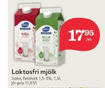 Hemköp Valio mellanmjölk erbjuda
