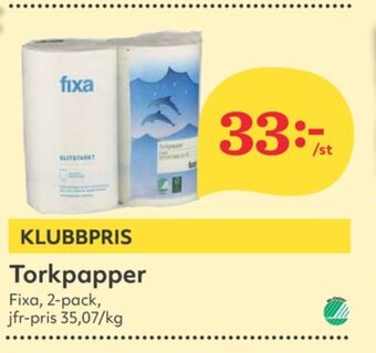 Hemköp Fixa hushållspapper erbjuda
