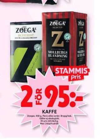 ICA Maxi Mollbergs blanding kaffe malet erbjuda