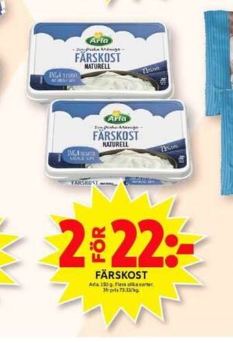 ICA Maxi Arla färskost erbjuda
