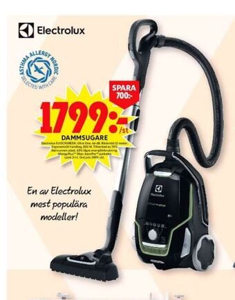 ICA Maxi Electrolux dammsugare erbjuda