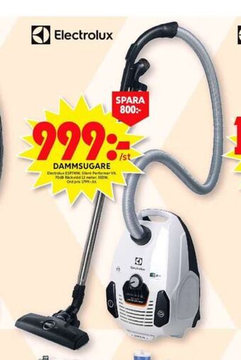 ICA Maxi Electrolux dammsugare erbjuda