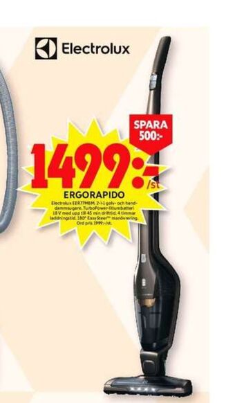 ICA Maxi Electrolux dammsugare erbjuda