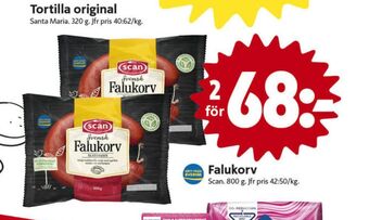 ICA Nära Scan falukorv erbjuda