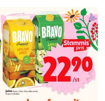 ICA Supermarket Bravo juice erbjuda