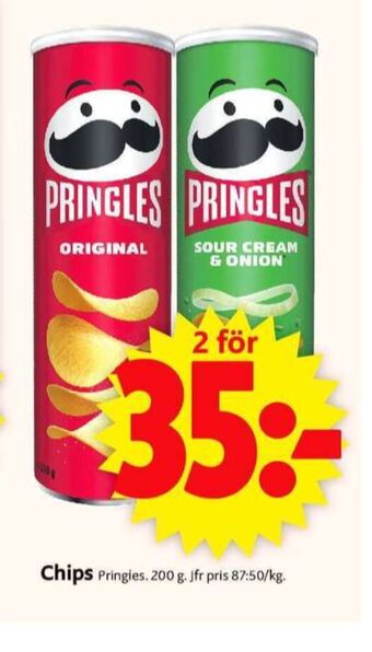 ICA Supermarket Pringles chips erbjuda