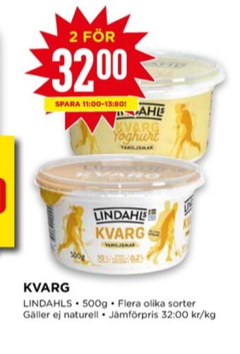 Willys Lindahls kvarg erbjuda