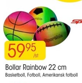 EKO Bollar Rainbow 22 cm erbjuda