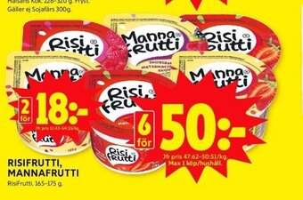 ICA Kvantum Risifrutti Mannafrutti erbjuda