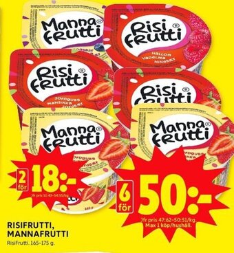 ICA Kvantum Risifrutti Mannafrutti erbjuda