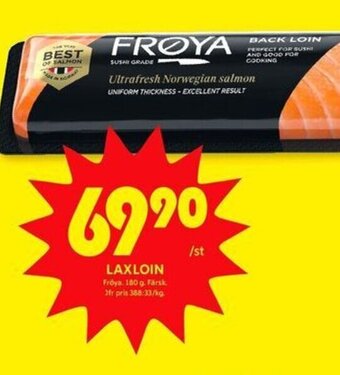 ICA Kvantum Frøya Laxloin erbjuda