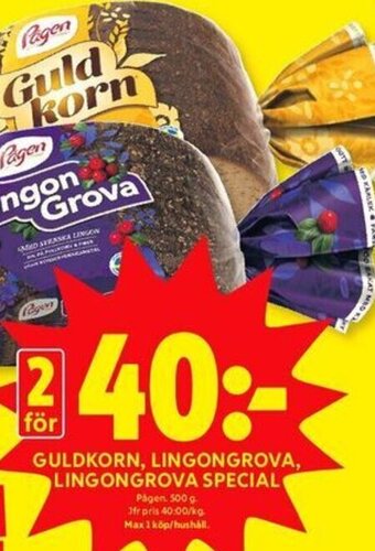 ICA Kvantum Guldkorn Lingongrova Lingongrova Special erbjuda