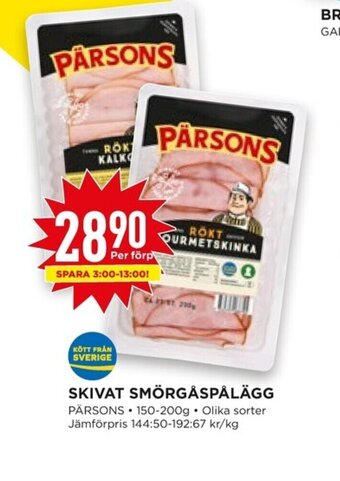 Willys Hemma Skivat Smörgåspålägg erbjuda