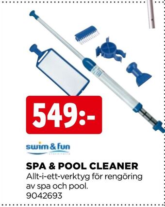 Jem&Fix Spa & pool cleaner erbjuda