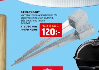 Jem&Fix Stolpspjut erbjuda