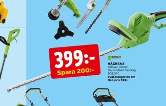 Jem&Fix Häcksax erbjuda