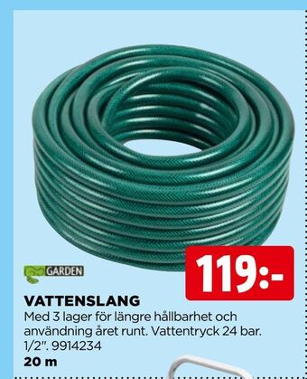 Jem&Fix Vattenslang erbjuda