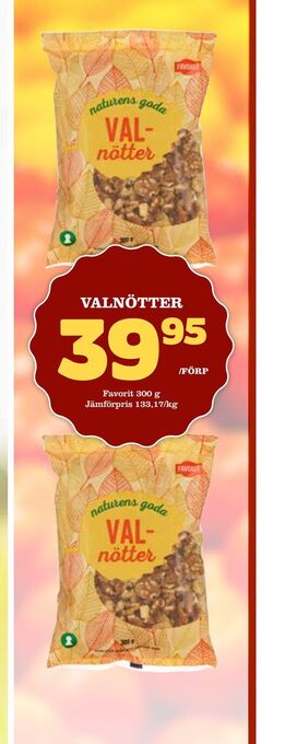 Bonum Matmarknad Valnötter erbjuda